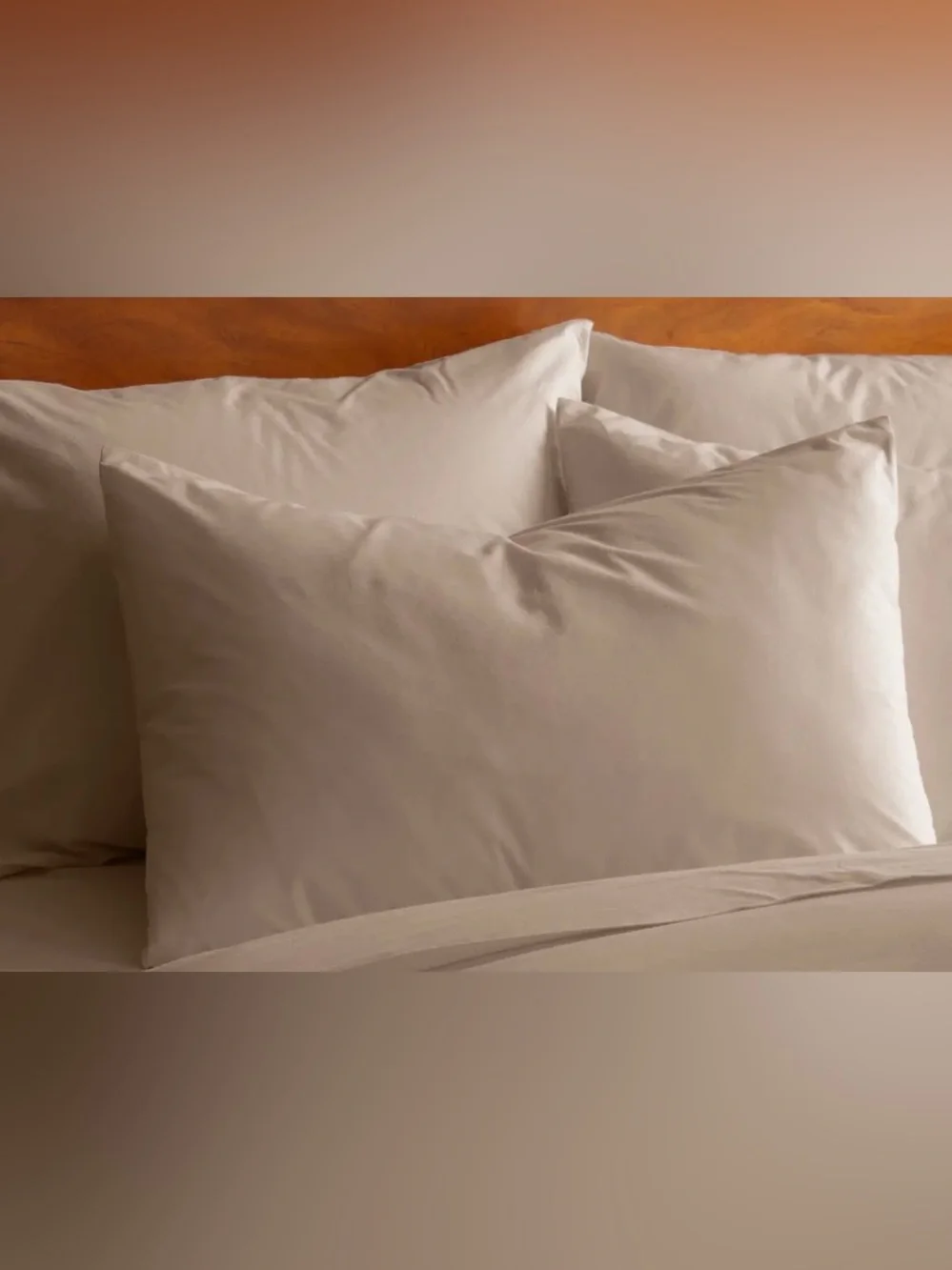 Quince Organic Brushed Cotton Sham Set, King (Toffee)